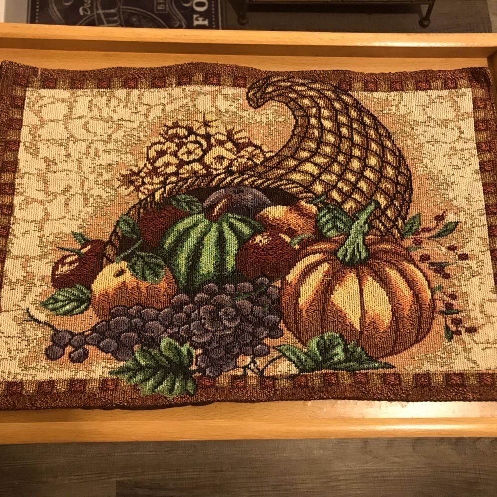 Set of 4 Fall/Holiday Placemats